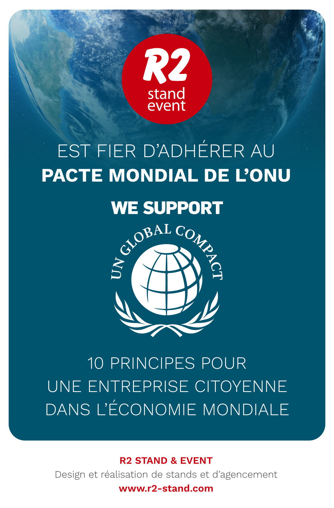 PACTE MONDIAL DE L'ONU R2 STAND ET EVENT